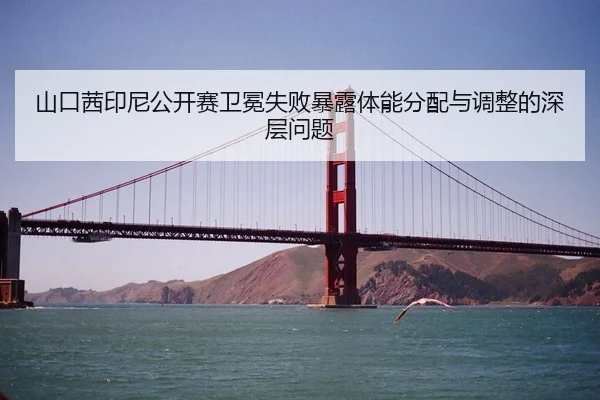 山口茜印尼公开赛卫冕失败暴露体能分配与调整的深层问题
